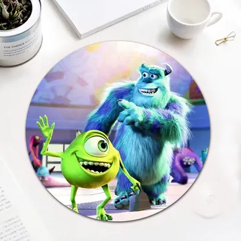 

Beautiful Computer PC Mouse Pad Rubber Monsters University Mike Round Mousepad 20CM 22CM 24CM Mice Mat for MacBook Xiaomi Lenovo