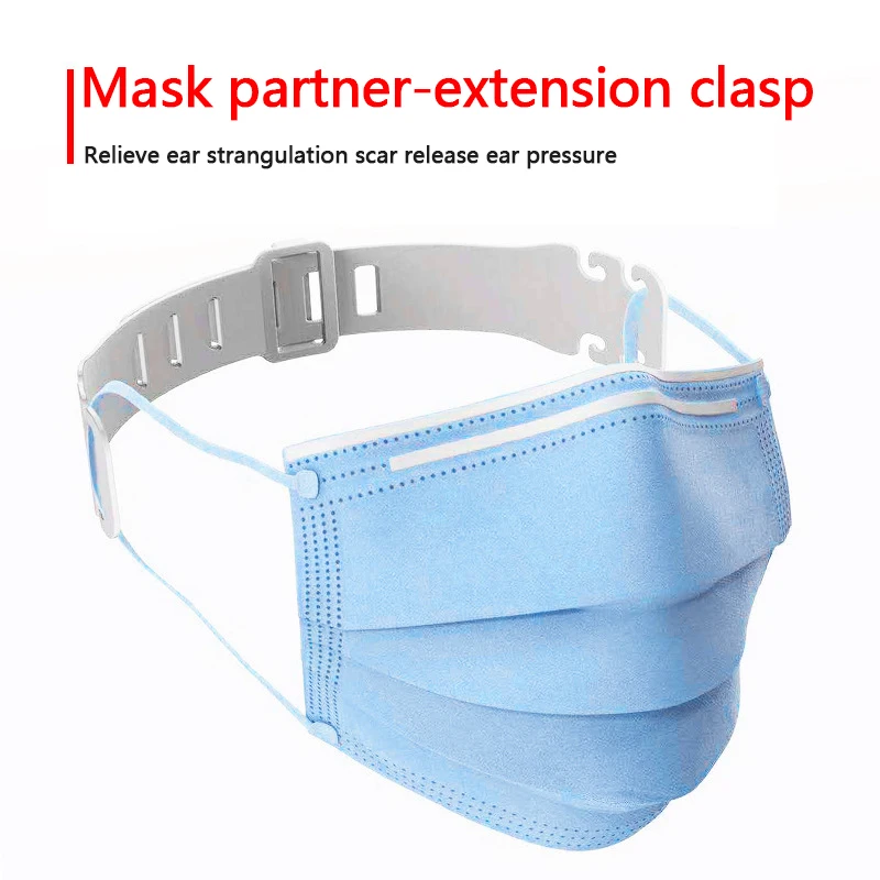 

10 pcs Mask hook Mask Adjustable Buckle Anti-Slip Mask Ear Grips Extension Hook Mask Hanging Buckle for Relieving Ear Pain Hook