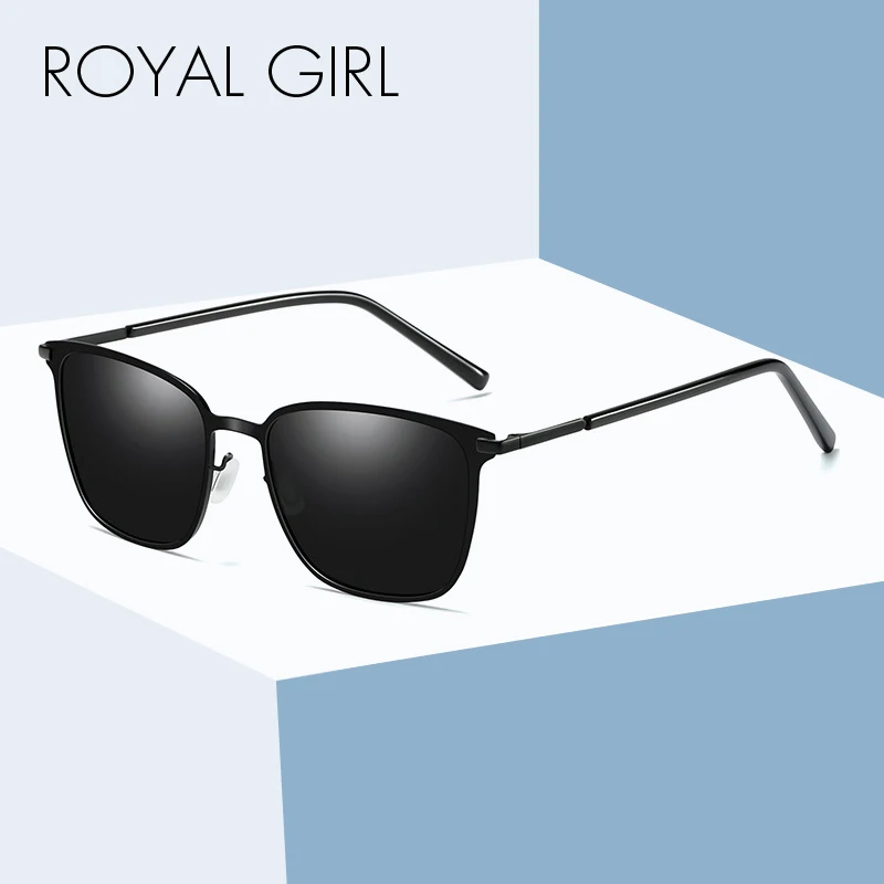 ROYAL GIRL Classic Polarized Sunglasses Fashion Style Sun Glasses Men Women Vintage Brand Designer Oculos De Sol Masculino Ms041