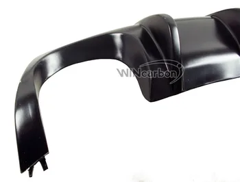 

Quad Exhaust Dual Outlet Rear Bumper Lip Diffuser For V W Scirocco R Bumper 10-13