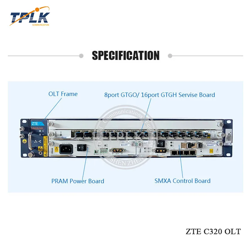 1 шт. C320 OLT оригинальный бренд Новинка 1*10G SMXA/3 + * коляска (мощность переменного тока