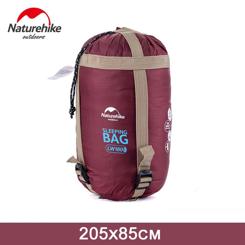 Naturehike 200x85 см мини открытый сверхлегкий конверт спальный мешок ультра-маленький размер для кемпинга пешего туризма альпинизма NH16S004-L - Цвет: Red