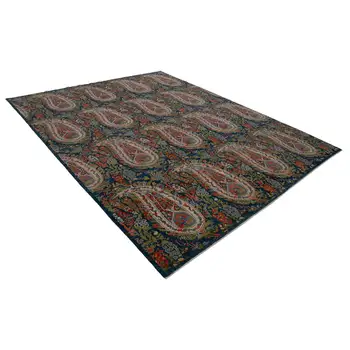 

241x305 Cm Blue Handmade Oushak Rug-8x10 Ft