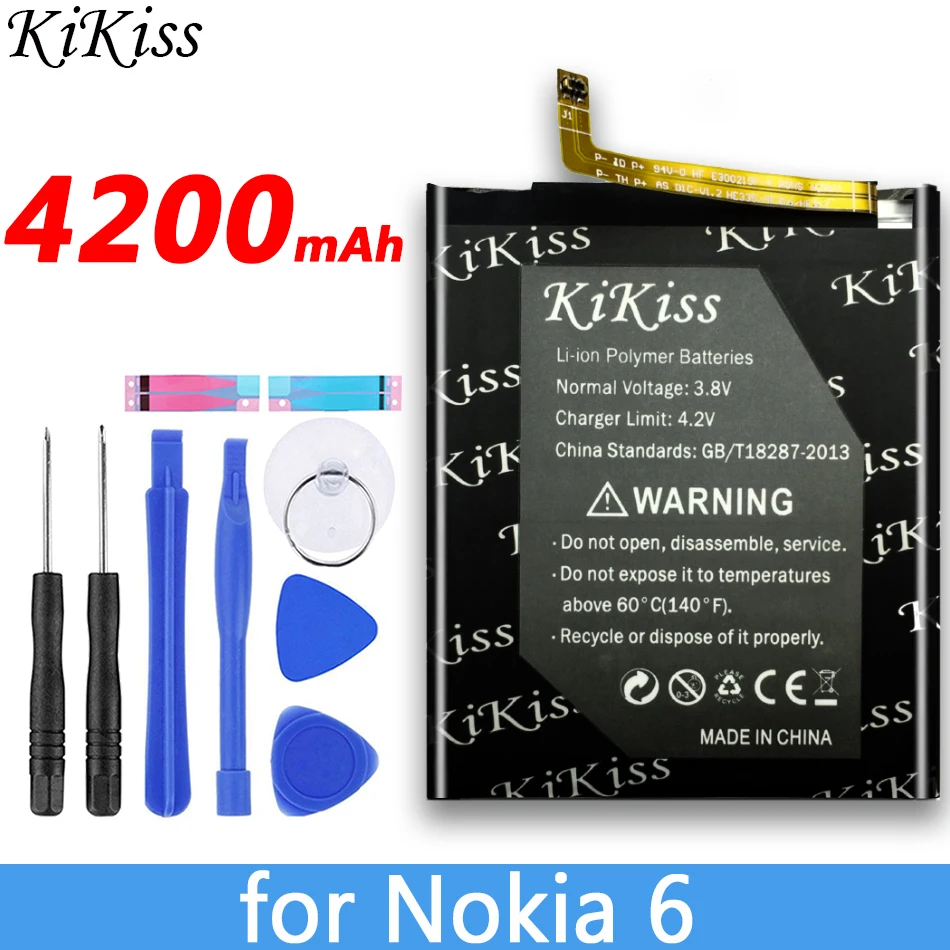 HE316 4200 мАч для Nokia 6 nokia6 N6 TA 1000 1003 1021 1025 1033 1039 Smart мобильный телефон