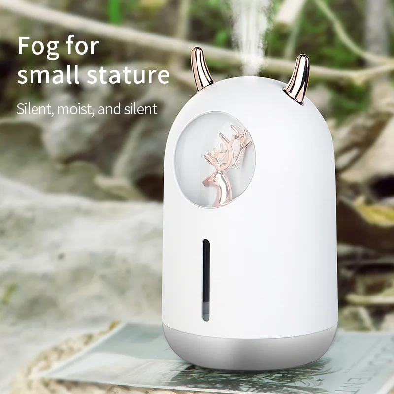 Humidificador de aire portátil para mascotas, mini humidificador de aromaterapia para coche, fabricante de niebla de oso, 2021
