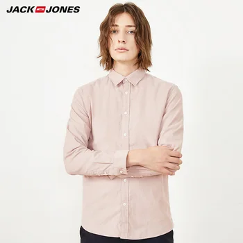 

Jack Jones Men's casual cotton long sleeve shirt |219105502