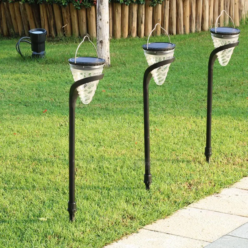 2PCS Solar Landscape Lights Wall Lamp LED Landscape Garden Light For Outdoors Courtyard Corridors Christmas Decoration