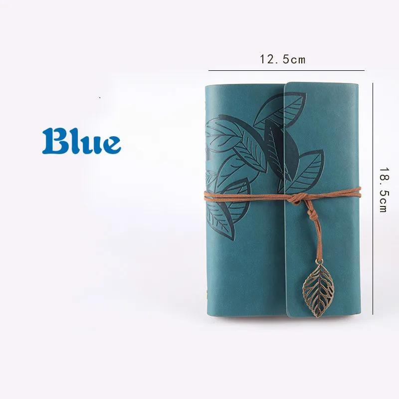 Sketchbook Diary Drawing Painting Graffiti Small 12.5*18.5cm PU Leather Cover Blank Paper Memo Pad School Notebook