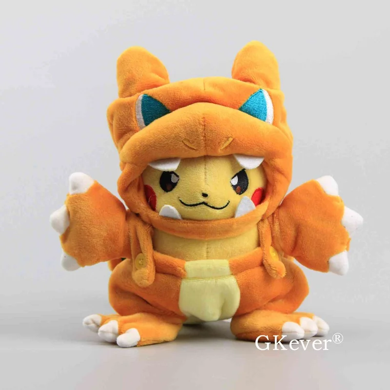 10 Стили Пикачу Косплей Ampharos Garchomp Snorlax Mania Jirachi Rowlet Victini Charizard Maniac Tyranitar плюшевые игрушки куклы