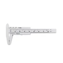 

0-80mm/150mm 0.5mm Plastic Vernier Caliper Double Scale Measuring Tools Student Mini Tool Ruler DIY Model Making Woodworking