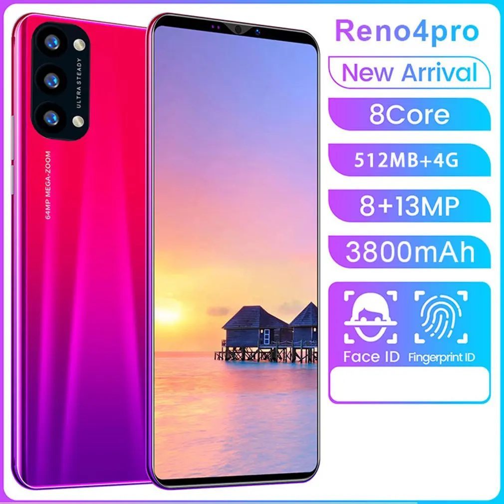 Reno4 Pro Smartphone 5.8 Inch Smartphone 512M+4G