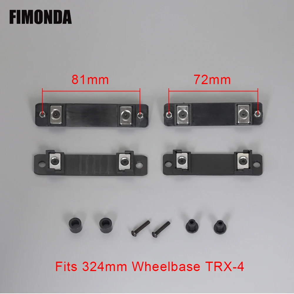 FIMONDA магнитные крепления для кузова 1/10 RC Crawler Car Traxxas TRX4 TRX6 G63 обновленные