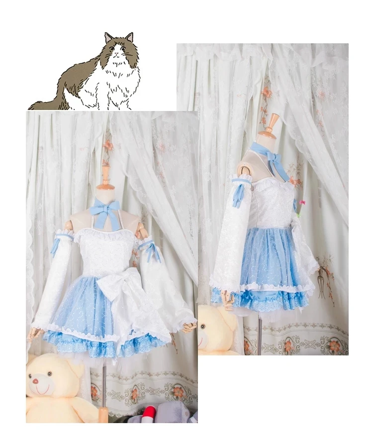

Anime Sword Art Online Asuna Yuuki Fairy Dance Lolita Dress Uniform Cosplay Costume Women Halloween Carnival Free Shipping 2021
