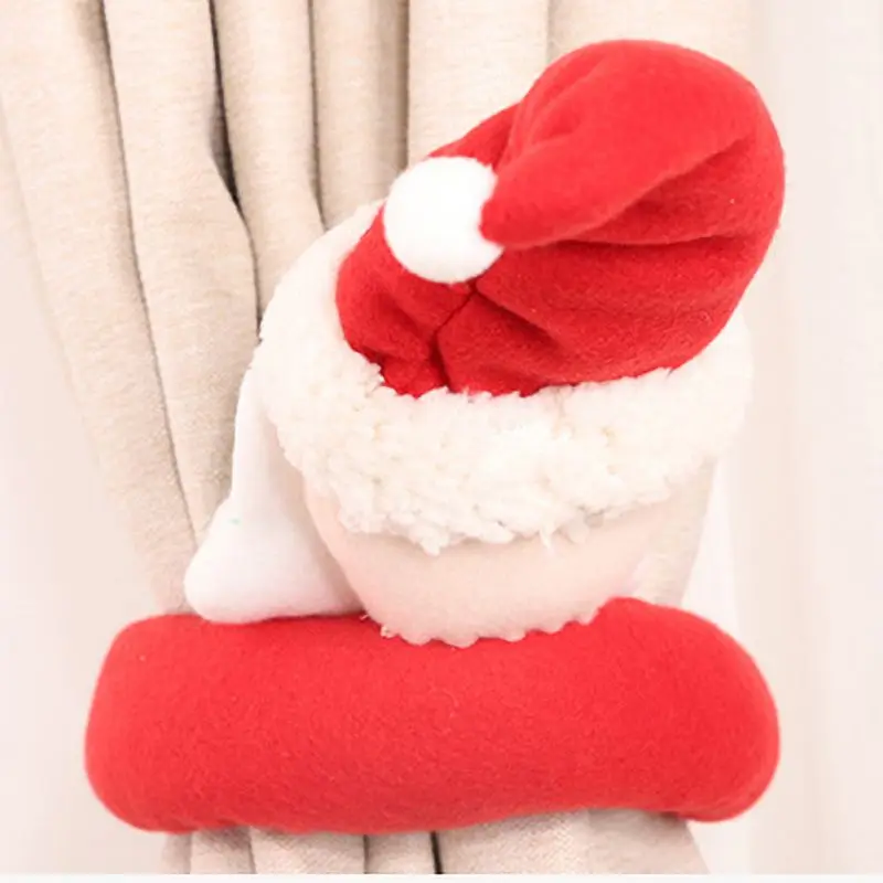 Christmas Ornament, Christmas Curtain Buckle Holder Buckle Trees Hanging Decorative