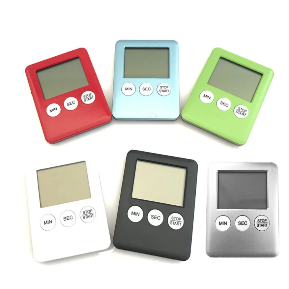 Electronic LED Digital Kitchen Electronic Timer Countdown Medicine Reminder Kitchen Timer Multi-functional Countdown Alarm Timer