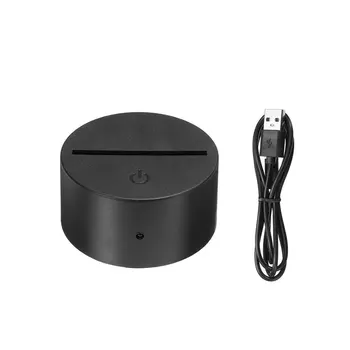 

Blocking Night Light USB Cable Base Led 3D Lightweight Modern Remote Control Acrylic Gift