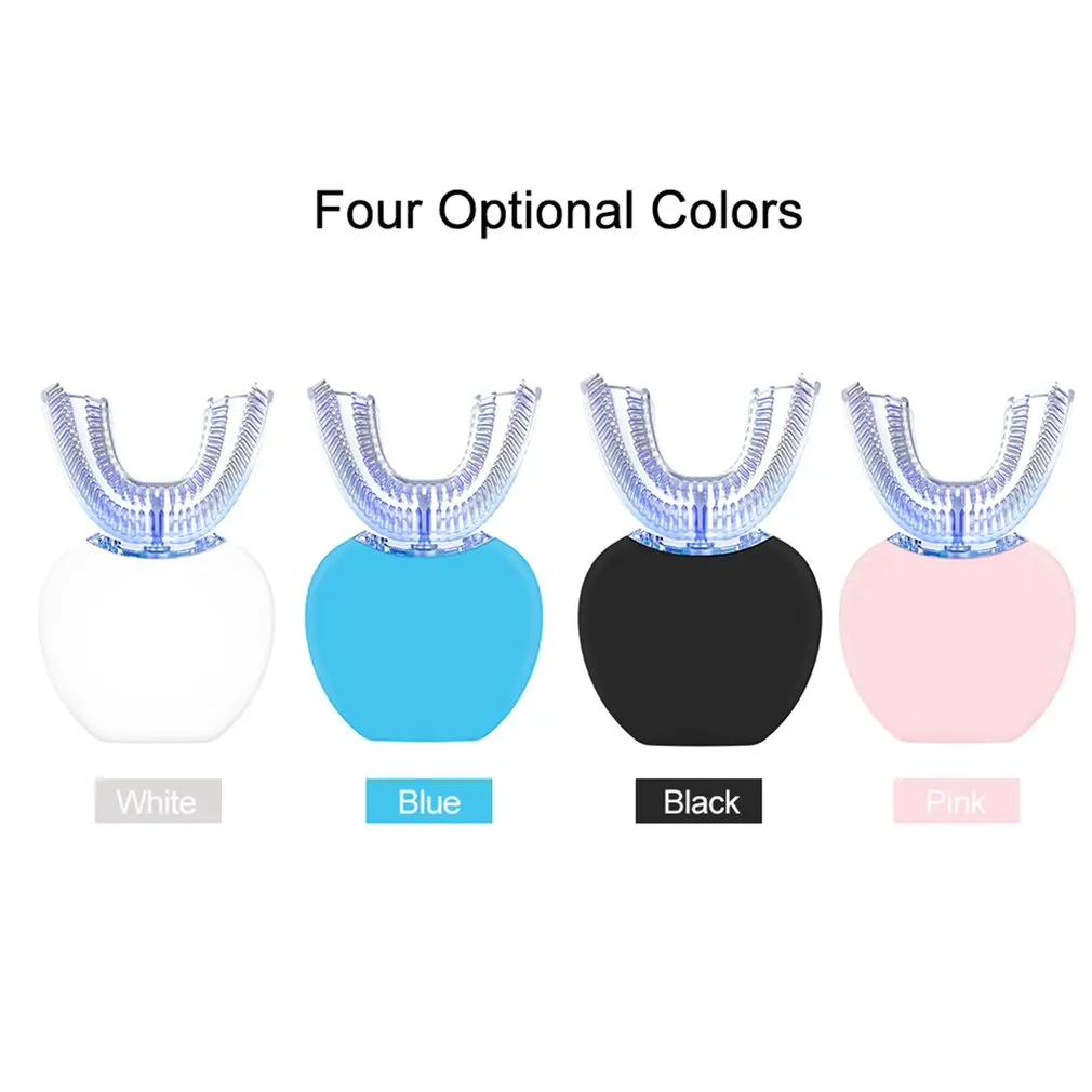 360 Degree Automatic Intelligent Brush Electric U-shaped USB Toothbrush Silicone Brush Head Generation 1 With Cold Light 360 Degree Automatic Intelligent Brush Electric U-shaped USB Toothbrush Silicone Brush Head Generation 1 With Cold Light