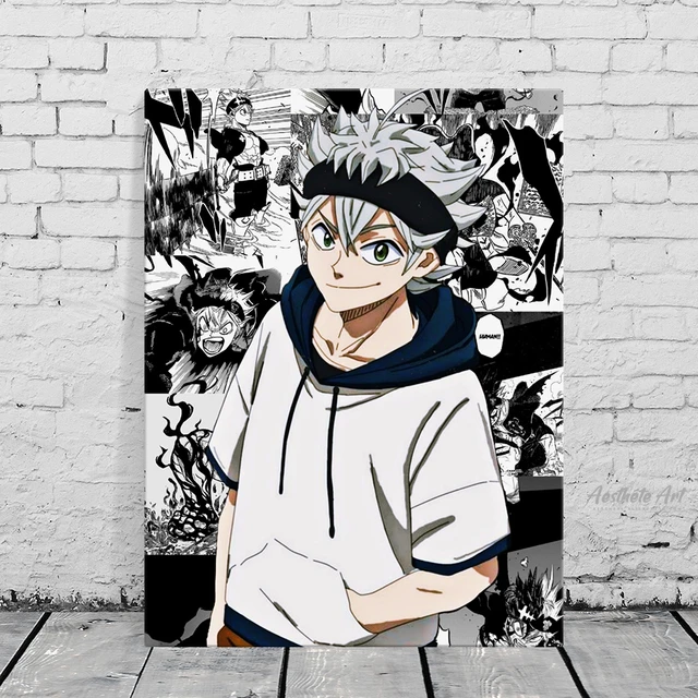 Asta Black Clover Anime Decoration Home Decor Canvas Painting Living Room  Wall Art Pictures Posters Prints - AliExpress