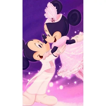 

Rhinestone painting crystal Home Decor DIY Diamond painting cross stitch Wedding mousen pattern 5D diamond embroidery picture