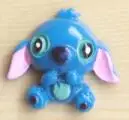 10 шт./лот DIY плоская задняя Кабошоны-аксессуары из смолы каваи смолы персонажи мультфильмов - Цвет: Серебристый