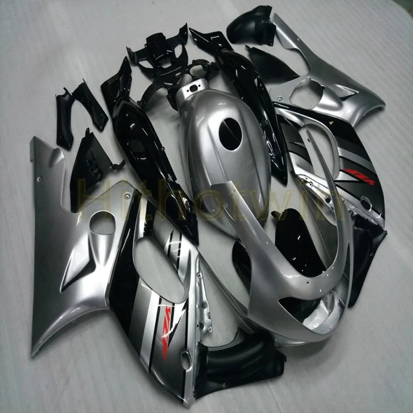 Капот мотоцикла на заказ для YZF600R Thunderent 1997-2007 моторные Обтекатели литьевой формы черный - Цвет: V