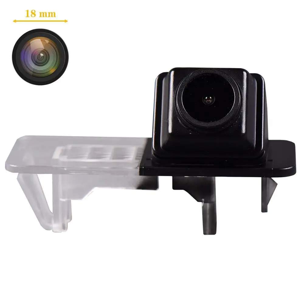 Upgraded Reversing Camera 1280x720p Camera Integrated in Number Plate Light License Rear View Backup camera for Mercedes Benz Smart R300/R350/Fortwo/Smart ED/Smart 451/Smart fortwo 