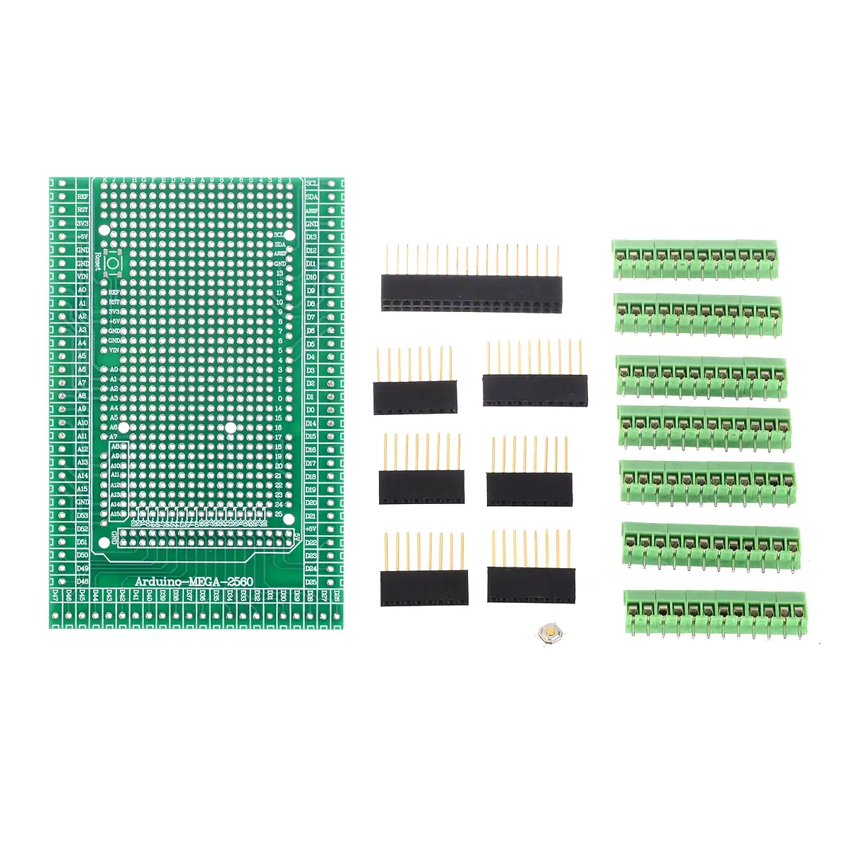 1セット耐久性のある端子台mega 2560プロトタイプネジ端子ブロックシールドボード雌ヘッダソケットキットarduinoのための Terminal Blocks Aliexpress