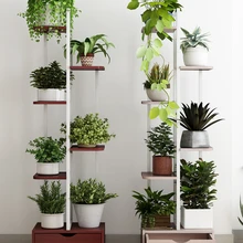 Luo хлорофитум цветок кондиционирования украсить железа искусства на землю балкон полка многоэтажных домашняя обувь в Гостиная стойка для цветов