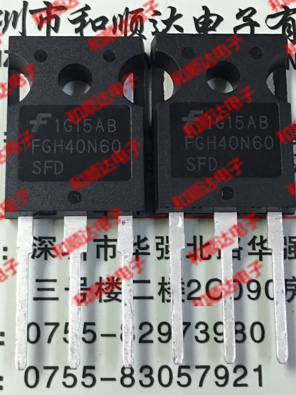 

10PCS FGH40N60SMD TO-247 IGBT 600V
