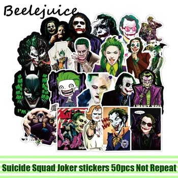 

50pcs Suicide Squad Joker 90s funny Stickers paster anime movie funny decals scrapbooking diy phone laptop waterproof decoration