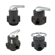 F56 серии ручной обратный фильтр с активированным углем F56A/F56E/F56F ABS/PPO многопортовый клапан для системы очистки воды