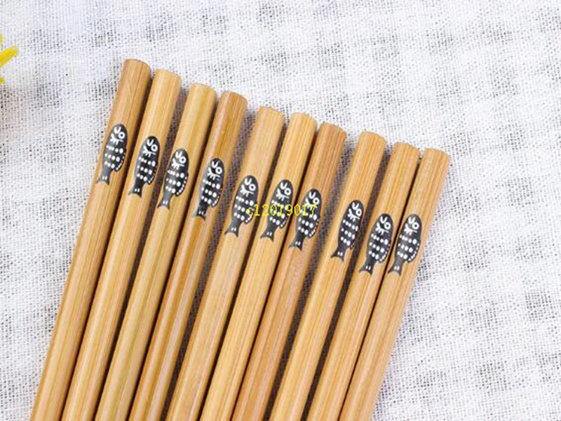 Japanese printed bamboo chopsticks, environmental health hotel chopsticks natural bamboo chopsticks