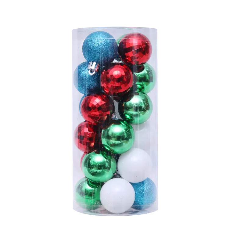 24 шт/100 шт 40 мм Рождественская елка мячики елочные шары подвесное украшение для домашней вечеринки декор