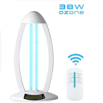 

UV Disinfection Lamp,38W Ozone UV Efficient Sterilization with remote control,99% Antibacterial Rate Eliminate Bacteria Viruses