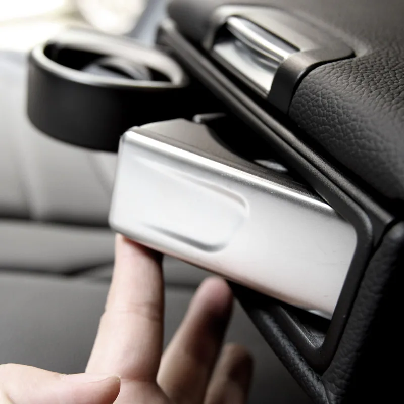 2 шт. автомобильный Стайлинг держатель стакана для воды на заднее сиденье отделка