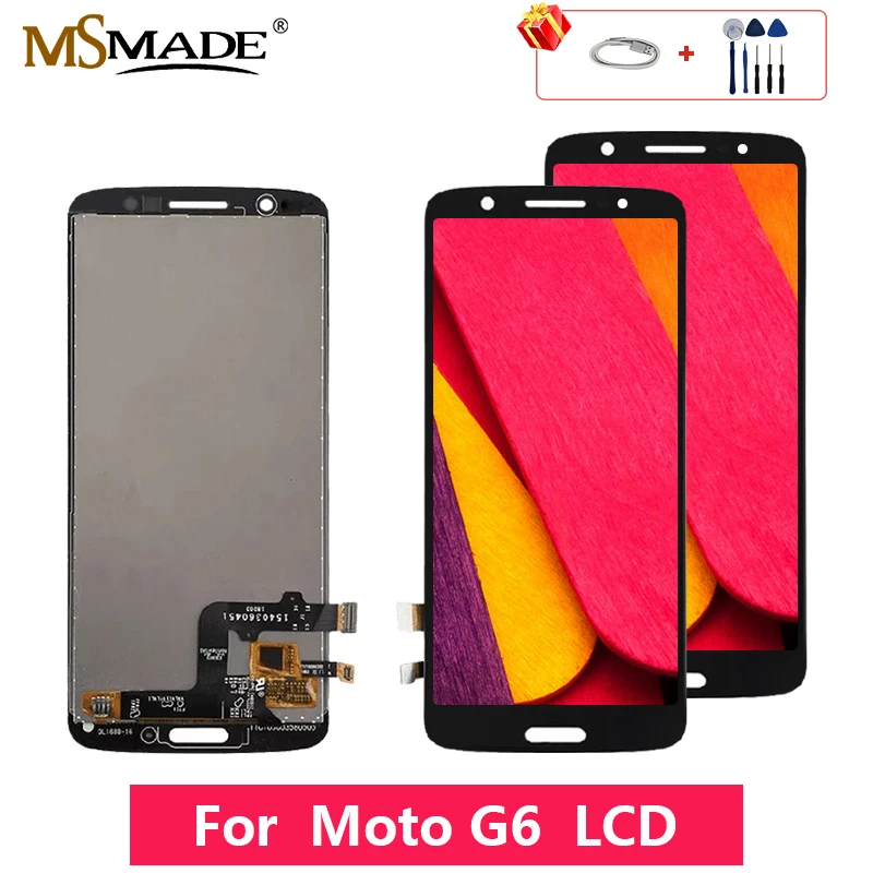 

For Motorola Moto G6 LCD Display Touch Screen Panel for XT1925 XT1925-3 XT1925-5 LCD Digitizer Assembly Replacement Parts