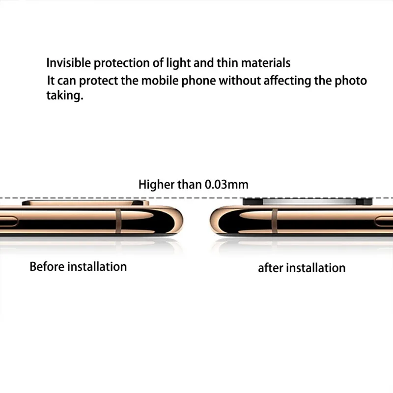 Для iphone XS/XS MAX для IPhone11Pro/ProMax сплав чехол для камеры устойчивый к царапинам и истиранию