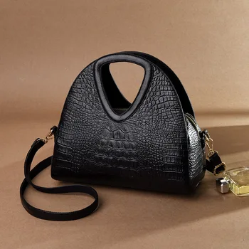 

2019 New Fashion European and American Crocodile Pattern Women's Bag Mother Bag Handbag