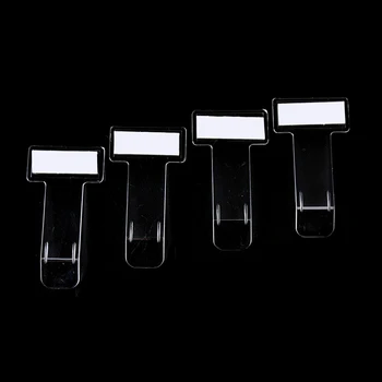 

4Pcs Car Vehicle Parking Ticket Receipt Permit Card Holder Clip Sticker Useful