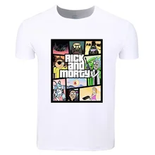 Футболка с героями мультфильмов Rick And Morty Pickle Rick азиатского размера летняя футболка с короткими рукавами и круглым вырезом, смешная футболка Rick y Morty