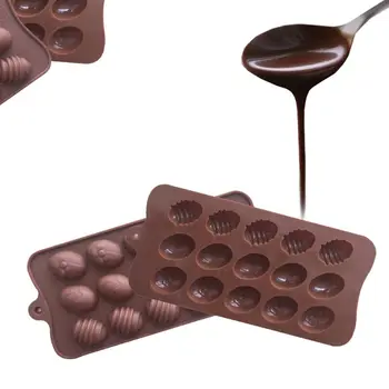 

3D Easter Eggs Chocolate Mould Silicone Cake Mold Bakeware Pastry Confectionery Baking Dish Kitchen Decorating Tools