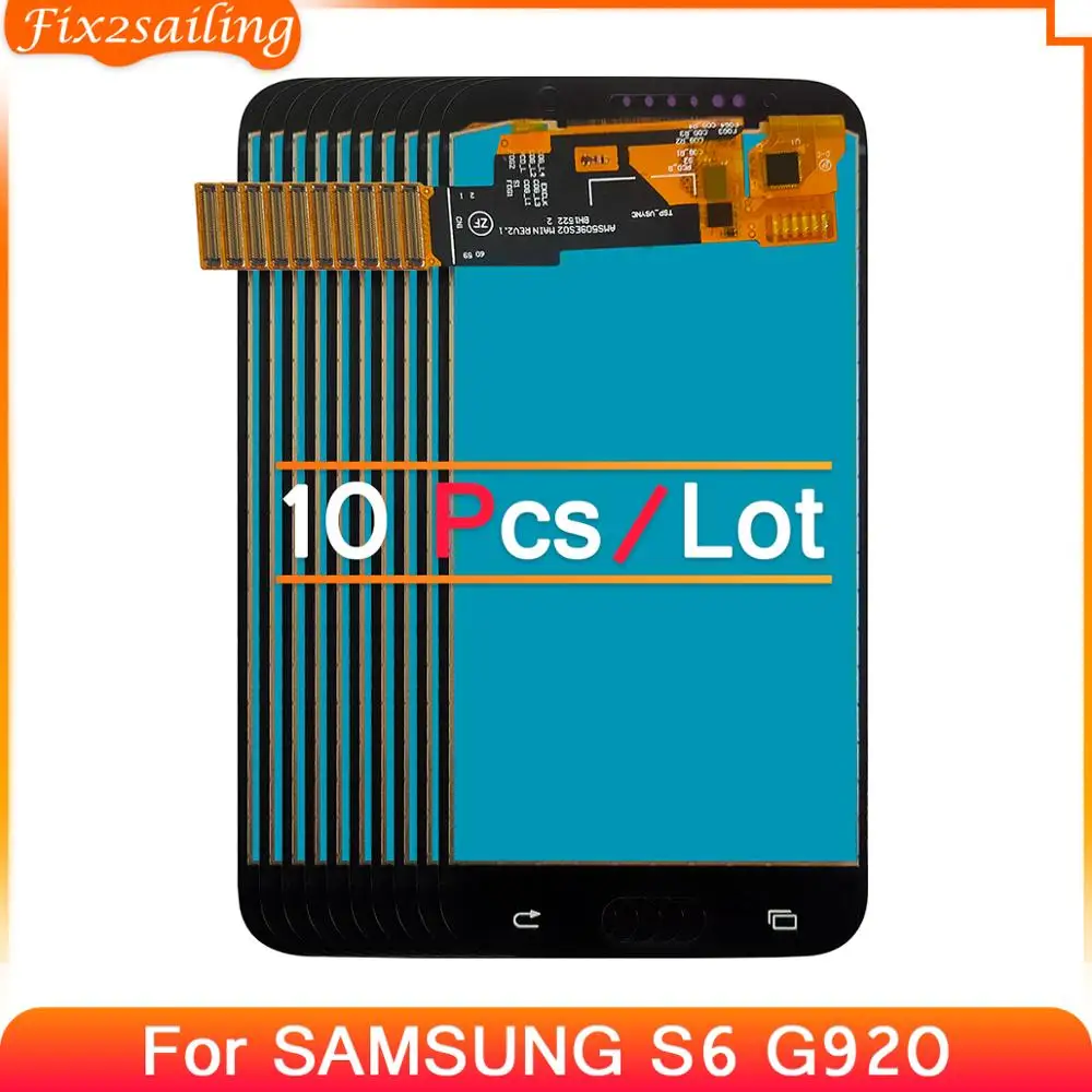10pcs LCD TFT Incell For SAMSUNG GALAXY S6 G920 G920F LCD Replacment Parts Digitizer Assembly for SAMSUNG SM-G920F G920F G920FD