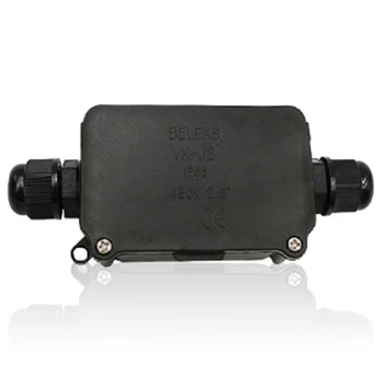 

2pcs 2 Way External Wire IP66 Waterproof Practical Home Coupler Electrical Cable Connectors Construction Anti-UV Junction Boxes