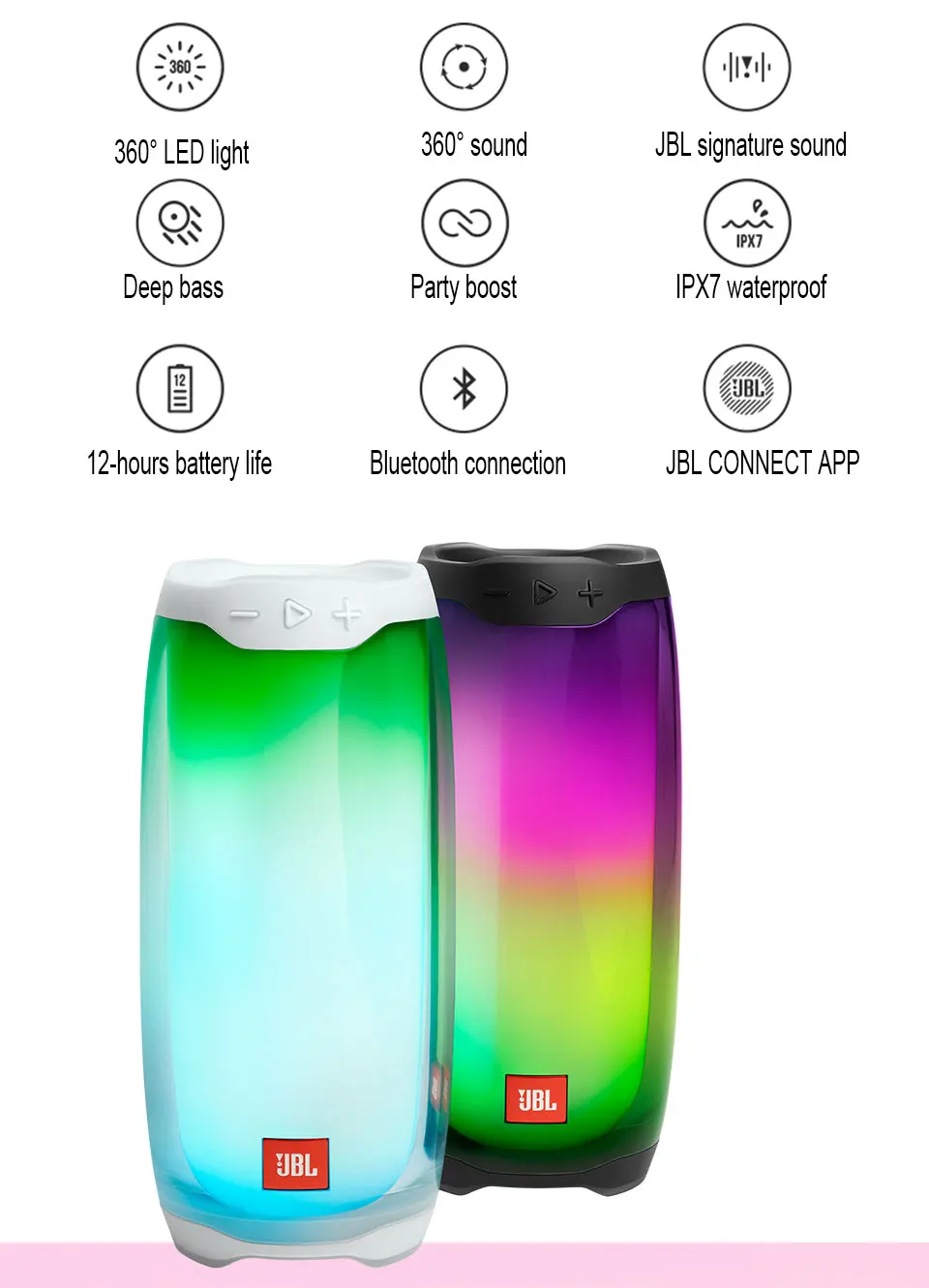 Speaker Bluetooth Nirkabel JBL PULSE 4 