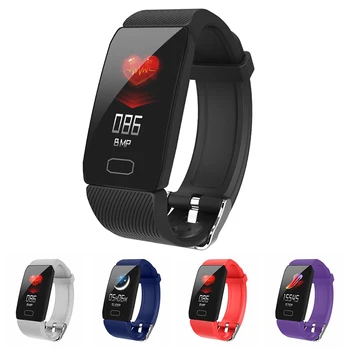 

Multicolor Changeable Strap Smart Bracelet With Fitness Tracker Monitor Smart Bands Blood Pressure Heart Rate Smartband