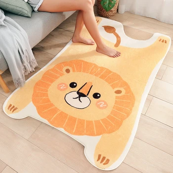

Cartoon Shape Lamb Cashmere Non-Slip Rug Home Living Room Sofa Covered Carpet Plush Children's Mat
