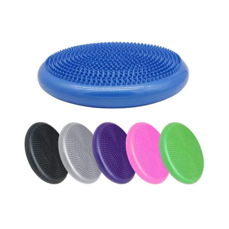 Gymnastics Ball Yoga Ball Massage Ball Yoga Balls Massage Pad Inflatable Stability Wobble Balance Disc Cushion Mat Fitness Exercise Training ball