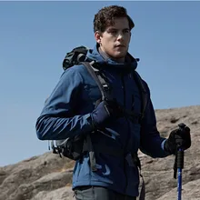 Мужские зимние теплые перчатки, водонепроницаемые перчатки, зимние перчатки с сенсорным экраном для езды на велосипеде