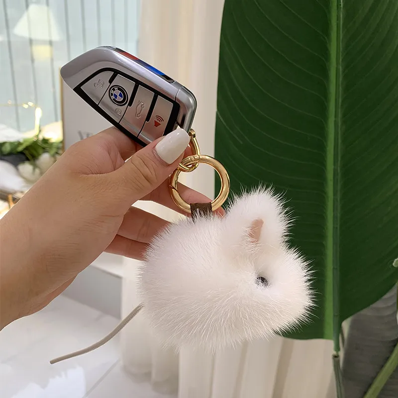 2025 simpatico portachiavi con coniglietto di peluche giocattolo