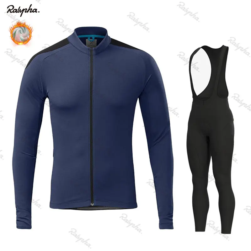 Rapha,, зимний теплый флисовый комплект для велоспорта, термальная одежда для велоспорта, одежда для езды на горном велосипеде, велосипедная форма, Ropa Ciclismo